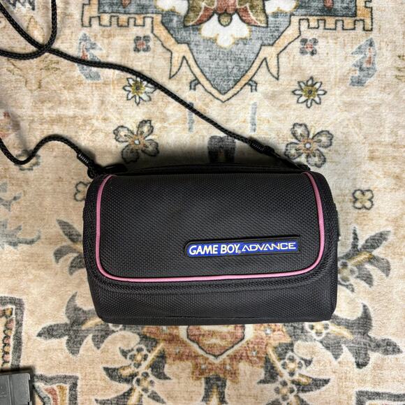 Nintendo Game Boy Advance Console - Clear Fuchsia Pink W/ Case & 4 Games - Picture 14 of 16